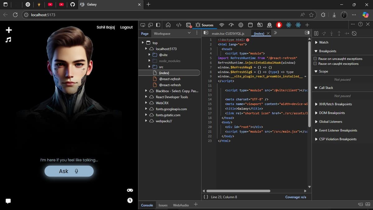 AI Chatbot with Voice Assistant
